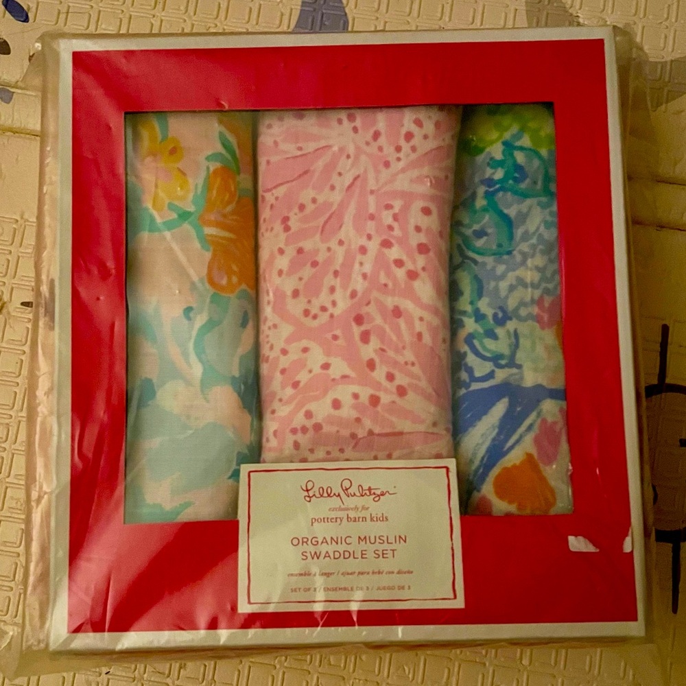 Lilly Pulitzer for Pottery Barn Organic Muslin Swaddle Set